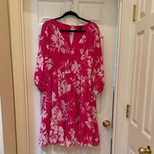 Torrid Floral Pink Dress